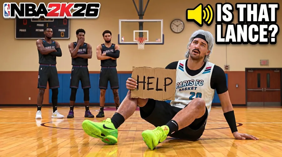NBA 2K26 comedy story thumbnail template