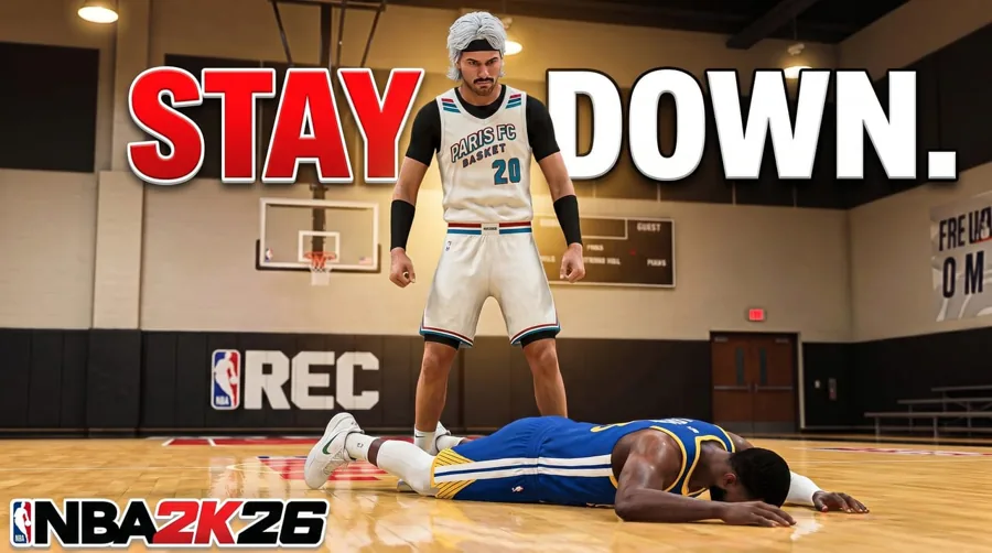 NBA 2K26 standover thumbnail template