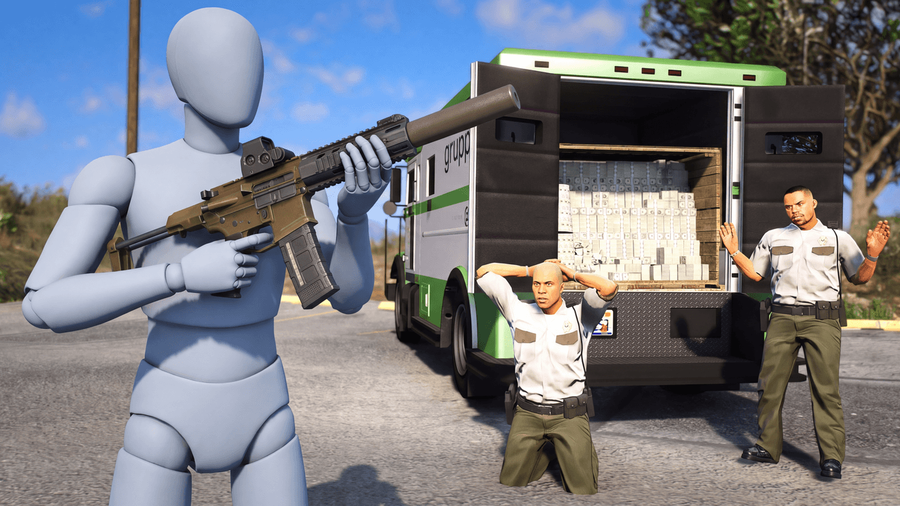 GTA Heist Cash Truck