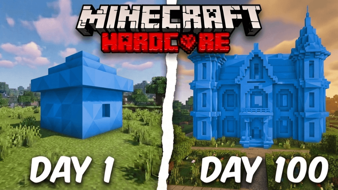 Minecraft 100 Days Hardcore