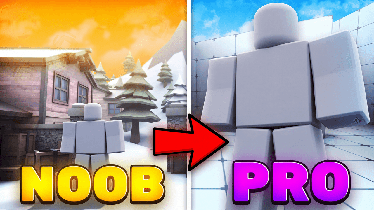 Roblox Noob Vs Pro Scale