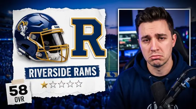 College Football 27 dynasty rebuild thumbnail template