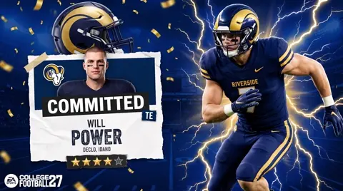 5-Star Commit · CFB 27 thumbnail template