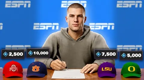 Signing Day · CFB 27 thumbnail template