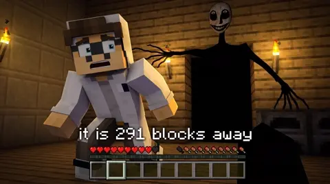 Horror Entity · Minecraft thumbnail template