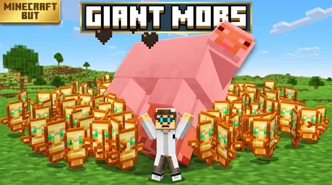 Minecraft But · Minecraft thumbnail template