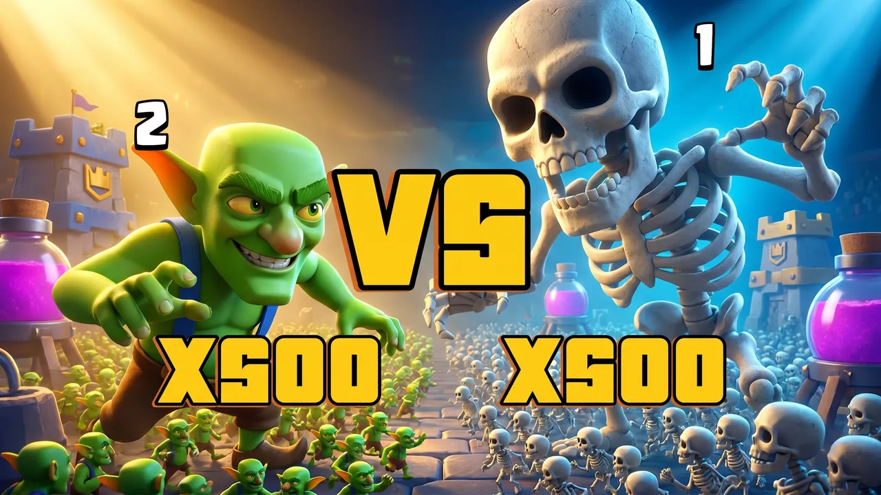 The same Clash Royale thumbnail after one Reshoot