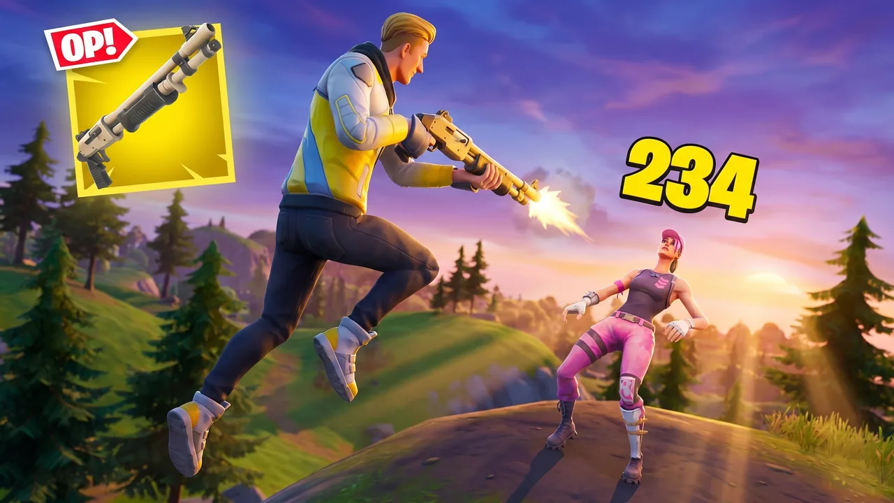 The same Fortnite combat thumbnail after one Reshoot