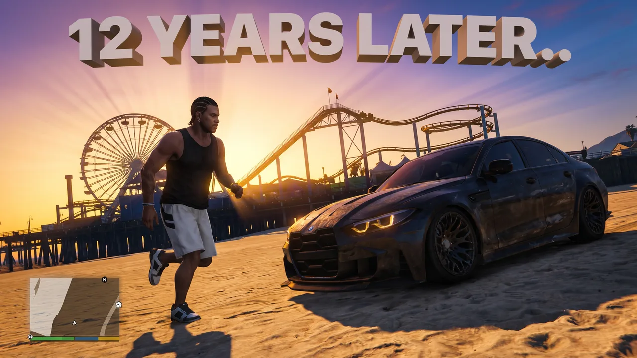 The same GTA thumbnail after one Reshoot