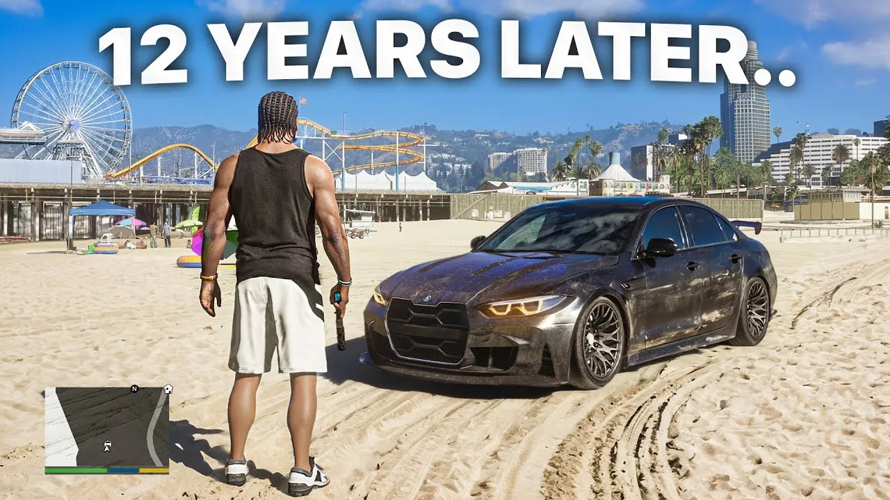 GTA thumbnail before the studio Reshoot