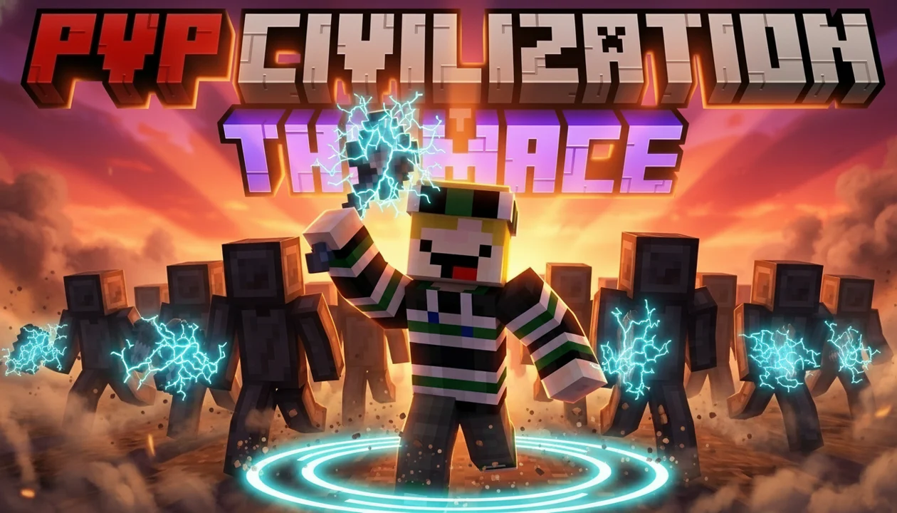 The same Minecraft thumbnail after one studio pass