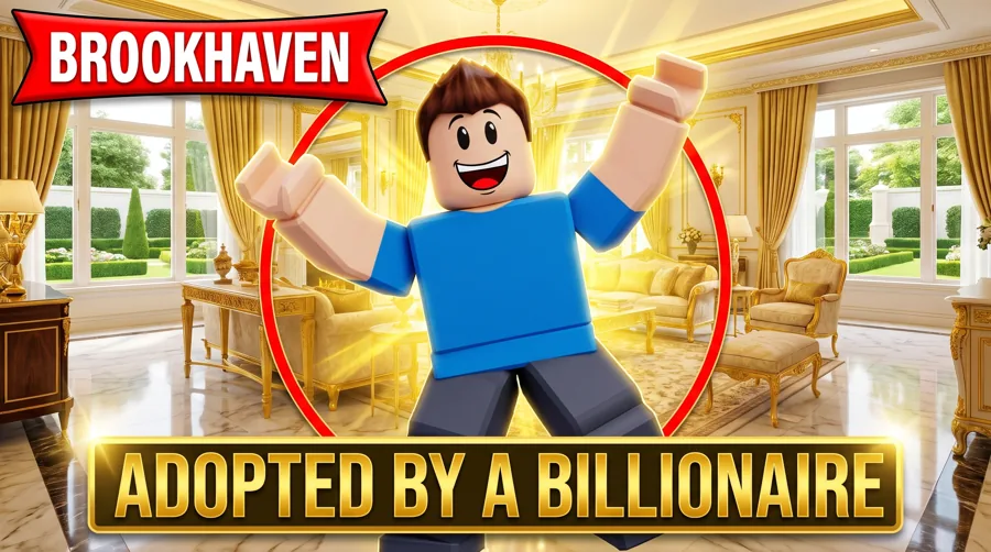Roblox Brookhaven drama story thumbnail template