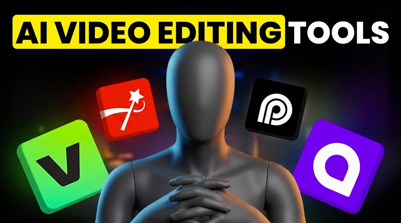 Video editing tool tutorial thumbnail template